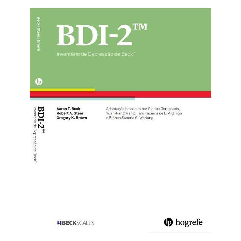 BDI-II - O INVENTÁRIO DE DEPRESSÃO DE BECK - Bloco de respostas