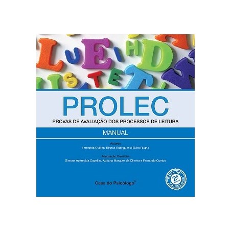 Caderno de Prova reutilizável - PROLEC 2º ED - Prova de avaliação dos processos de leitura