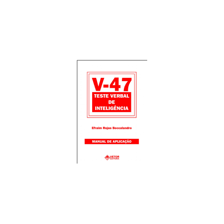 Livro de instruções - Manual - V-47